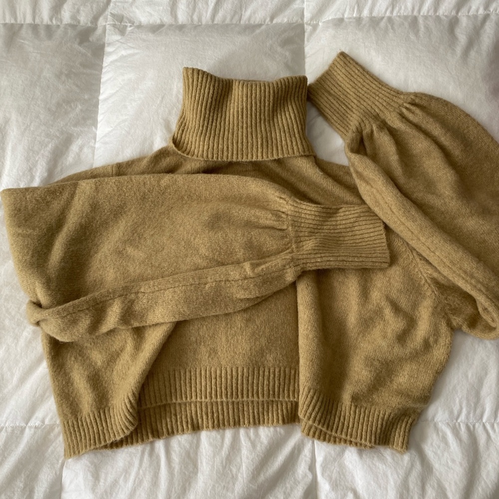 Princess Polly Camel Turtleneck Sweater